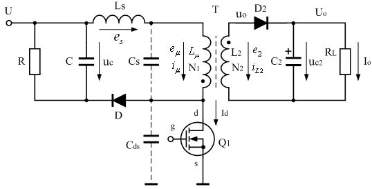 開關(guān)電源的RCD尖峰電壓吸收電路