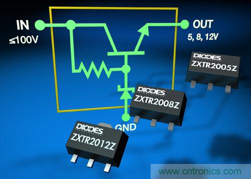  Diodes全新集成高壓穩(wěn)壓器晶體管，顯著提升功率密度和減少器件數(shù)量