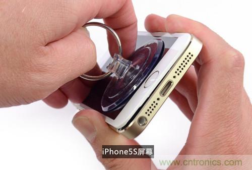 土豪金iPhone 5S拆解：內部結構升級，維修難度增加