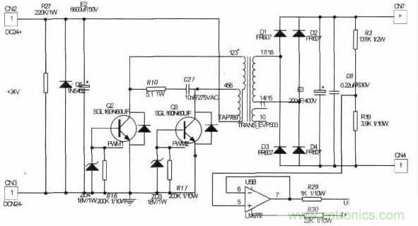 推薦：一款高效率基于推挽逆變的車載開關(guān)電源電路設(shè)計方案