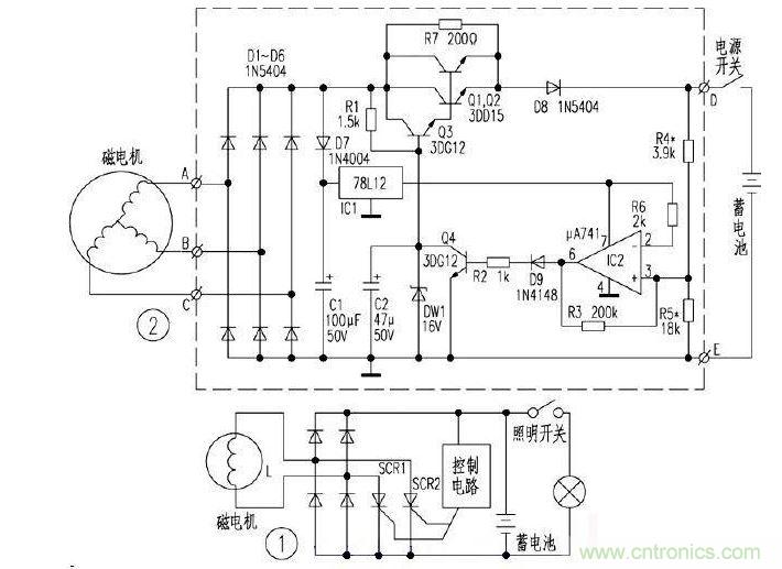 一款節(jié)能摩托車整流穩(wěn)壓器電路設(shè)計