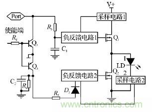 圖3：浪涌吸收電路及慢啟動電路原理