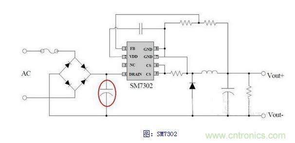 MOS無PFC的BUCK電路