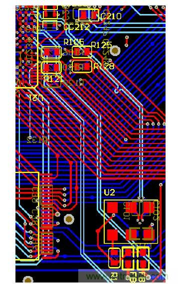 PCB走線的截圖