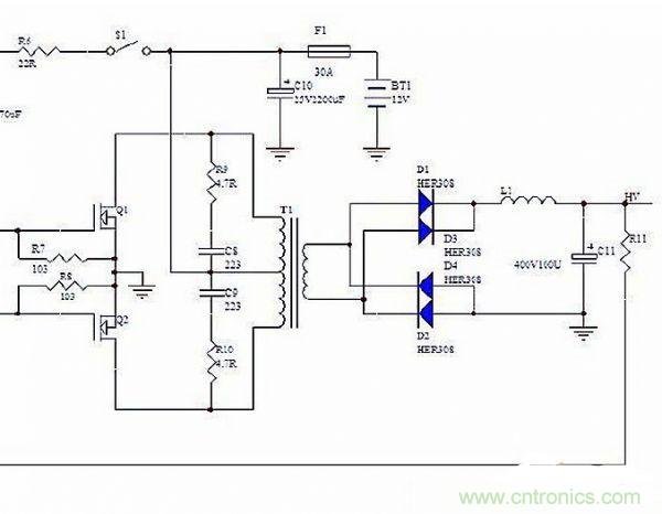 高頻逆變電源中的前級開閉環(huán)電路設計